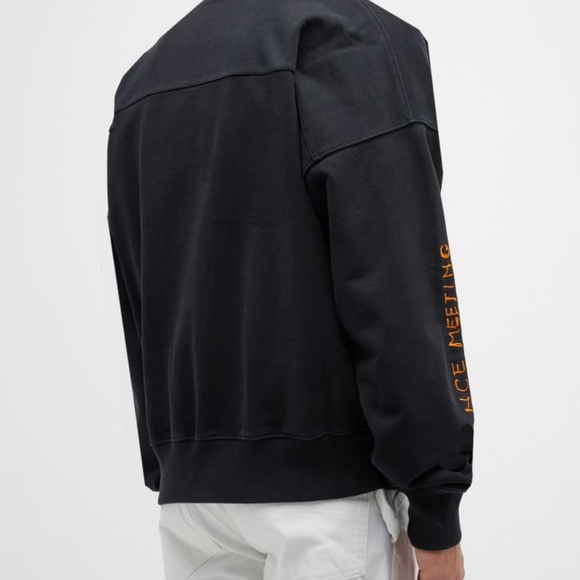 Le PERE x Duane Michals Men's Michals Fallen Angel Crewneck Sweatshirt size M - Picture 6 of 7